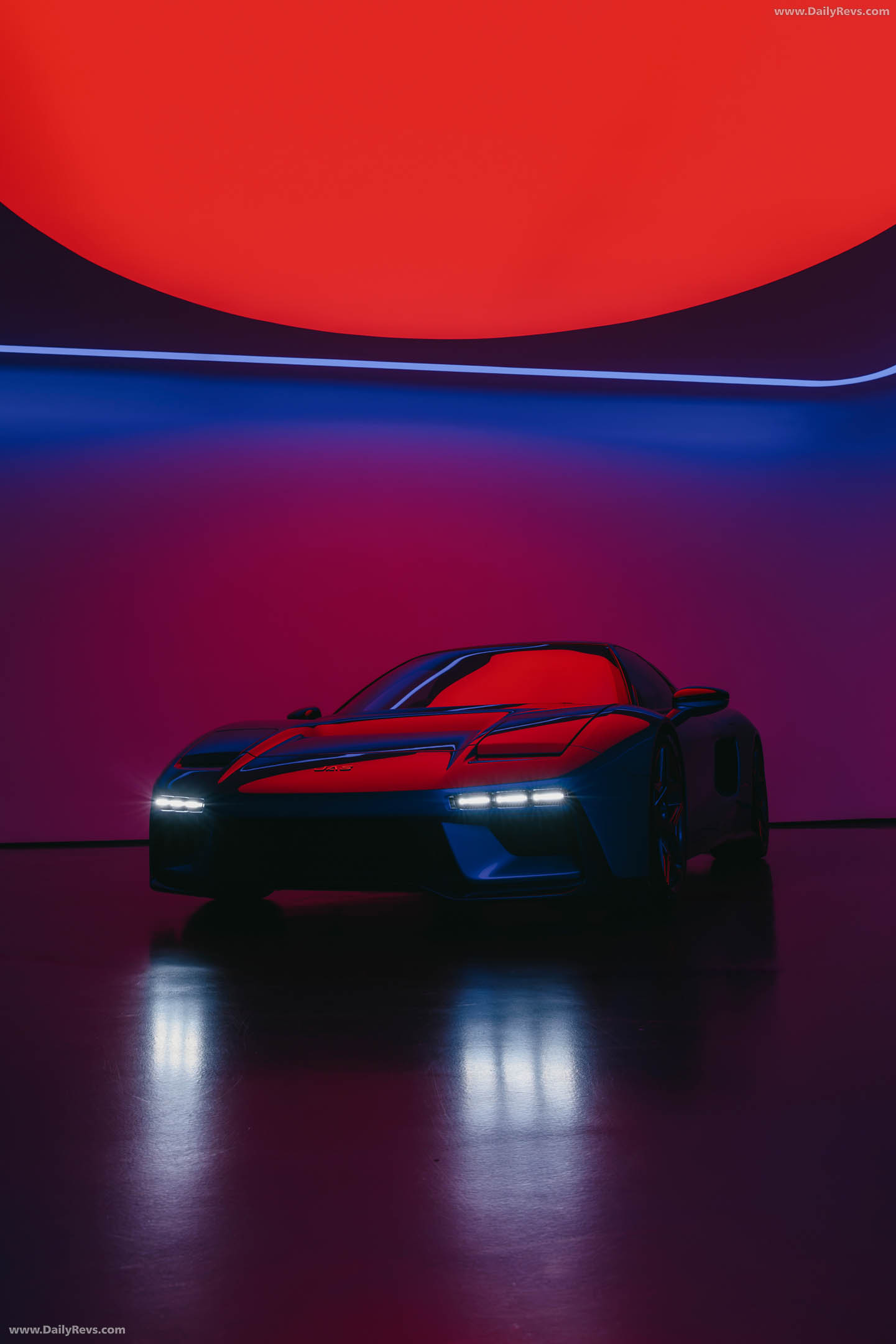 2026 JAS Motorsport Tensei Deep Blue Front View